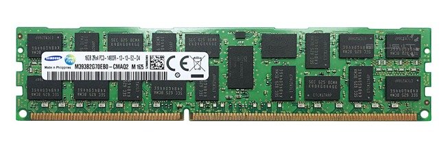 Arbeitspeicher 1x 16GB Samsung ECC REGISTERED DDR3  1866MHz PC3-14900 RDIMM | M393B2G70EB0-CMA