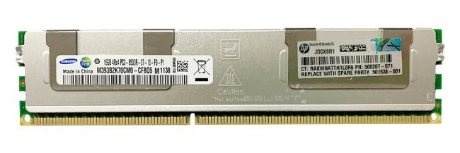 Arbeitspeicher 1x 16GB Samsung ECC REGISTERED DDR3 4Rx4 1066MHz PC3-8500 RDIMM | M393B2K70DM0-CF8