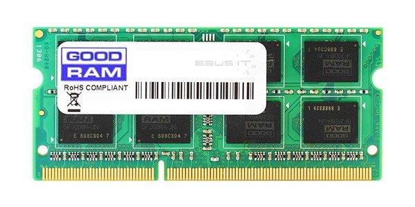 Arbeitspeicher 1x 1GB GoodRAM SO-DIMM DDR2 800MHz PC2-6400 | GR800S264L6/1G