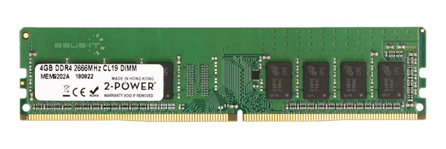 Arbeitspeicher 1x 8GB 2-POWER NON-ECC UNBUFFERED DDR4 2666MHZ PC4-21300 UDIMM | MEM9202A