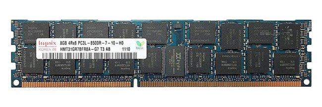 Arbeitspeicher 1x 8GB Hynix ECC REGISTERED DDR3  1066MHz PC3-8500 RDIMM | HMT31GR7BFR8A-G7