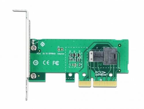 Delock Karte PCI Express x4 1x NVMe SFF-8643 low profile | 90437