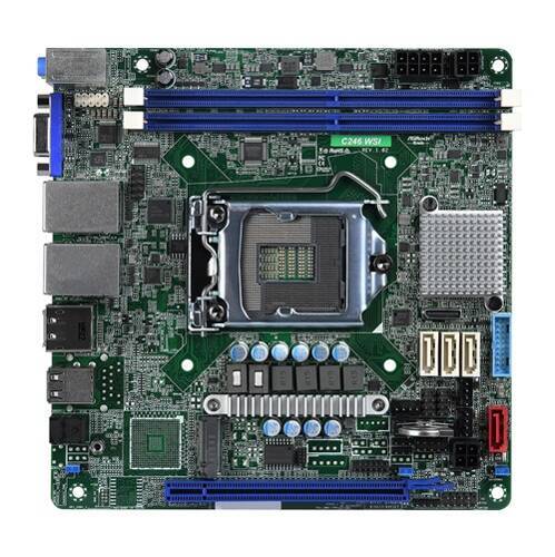 Hauptplatine Asrock Rack C246 WSI LGA1151 Mini-ATX | C246 WSI