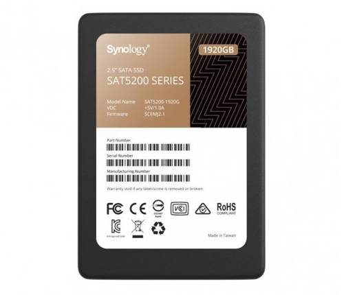 SSD Festplatte NAS Synology 1.92TB 2.5'' SATA 6Gb/s Neu | SAT5200-1920G