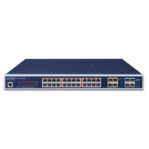 Schalter Planet GS-5220-24PL4XR 16x 1Gb 4x RJ-45/SFP+ 600 W PoE+