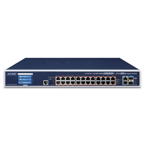 Schalter Planet GS-6320-24UP2T2XV 24x 1Gb | 2x 10Gb 2x SFP+ 720 W PoE+