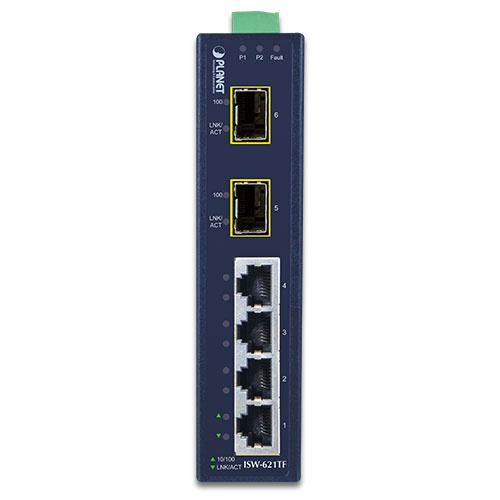 Schalter Planet ISW-621TF 4x 100Mb 2x 100Mbps SFP