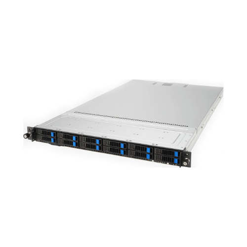 Serverplattform ASUS 1U RS700A-E12-RS12U/10G/2.6kW/12NVMe/OCP 90SF02D1-M006Y0 AMD x 2 DDR5 x 24 12 x 2.5" SATA/SAS/NVME PSU 1+1