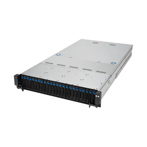 Serverplattform ASUS 2U RS520A-E12-RS24U/1G/1.6kW/16NVMe/RH/OCP/GPU 90SF02G1-M00360 AMD x 1 DDR5 x 24 24+2 x 2.5" SATA/SAS/NVME PSU 1+1