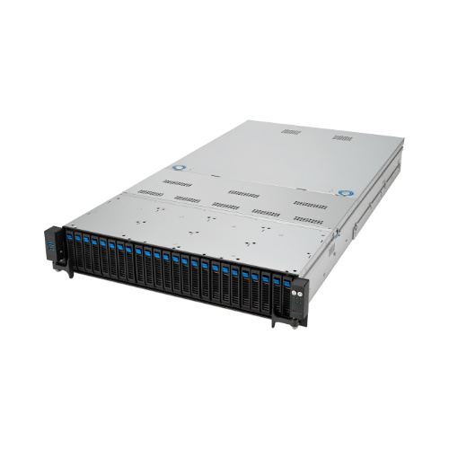 Serverplattform ASUS 2U RS720A-E12-RS24U/10G/2.6kW/24NVMe/GPU 90SF02E1-M00480 AMD x 2 DDR5 x 24 24 x 2.5" SATA/SAS/NVME PSU 1+1