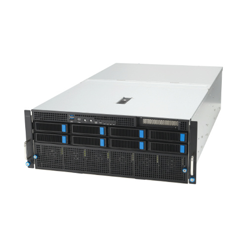 Serverplattform ASUS 4U ESC8000-E11-SKU2/10G/3KW(2+2)/2PCIe/2NVMe 90SF02I2-M003E0 Intel x 2 DDR5 x 32 9 x 2.5" SATA/SAS/NVME PSU 2+2