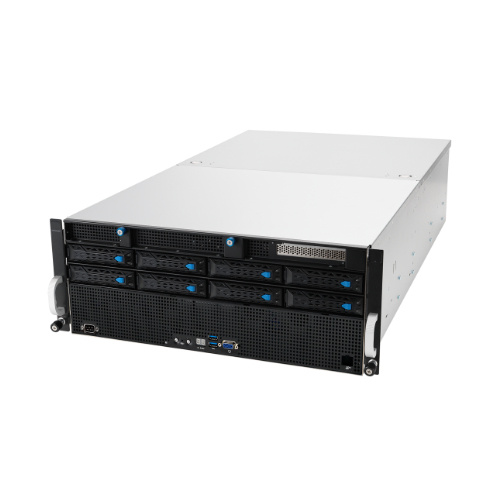 Serverplattform ASUS 4U ESC8000A-E11-SKU3/2.2KW(2+2)/3PCIe 90SF0213-M00AV0 AMD x 2 DDR4 x 32 10 x 2.5" SATA/SAS+2NVME PSU 2+2