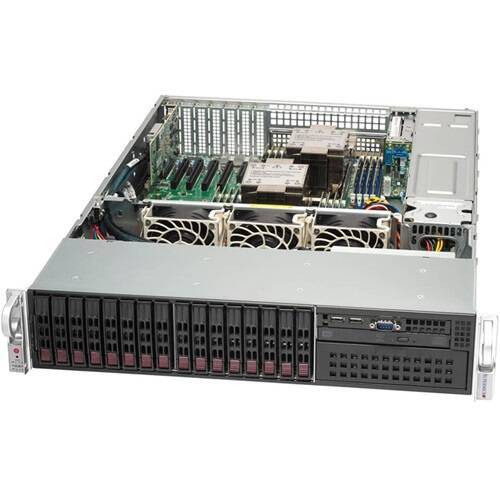 Serverplattform Supermicro 2U 221P-C9R SYS-221P-C9R Intel x 2 DDR5 x 16 16 x 2.5" SATA/SAS/NVME PSU 1+1