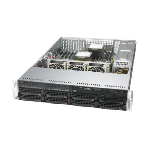 Serverplattform Supermicro 2U 620P-TR SYS-620P-TR Intel x 2 DDR4 x 16 8 x 3.5" SATA/SAS PSU 1+0