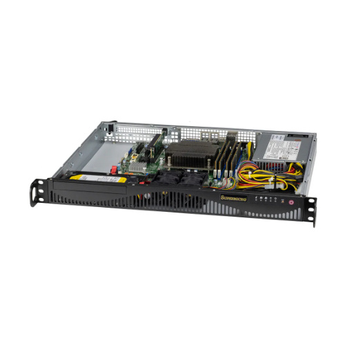 Serverplattform Supermicro Mini-1U 510T-ML SYS-510T-ML Intel x 1 DDR4 x 4 1 x 3.5" SATA PSU 1