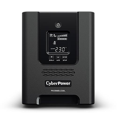 UPS CyberPower Professional Tower PR2200ELCDSL 1980W 9 Steckdosen C19/C13 Neu 2 Jahre Garantie