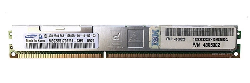 Arbeitspeicher 1x 4GB Samsung ECC REGISTERED DDR3  1333MHz PC3-10600 RDIMM | M392B5170EM1-CH9