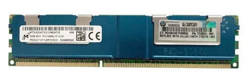 Arbeitspeicher 1x 32GB Micron ECC LOAD REDUCED DDR3 1866MHz PC3-14900 LRDIMM | MT72JSZS4G72LZ-1G9