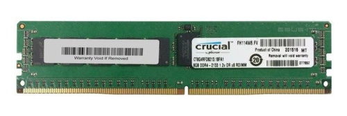 Arbeitspeicher 1x 8GB Crucial ECC REGISTERED DDR4  2133MHz PC4-17000 RDIMM | CT8G4RFD8213