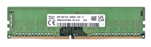 Arbeitsspeicher  1x 8GB Hynix DDR4 1Rx8 3200MHz PC4-25600 ECC UNBUFFERED  | HMA81GU7DJR8N-XN