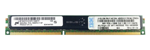 Arbeitspeicher 1x 8GB Micron ECC REGISTERED DDR3  1333MHz PC3-10600 RDIMM | MT36KDYS1G72PZ-1G4