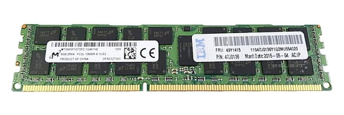 Arbeitsspeicher 1x 8GB IBM ThinkServer & System X DDR3 1333MHz ECC REGISTERED DIMM | 49Y1415