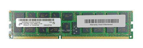 Arbeitspeicher 1x 8GB Micron ECC REGISTERED DDR3  1066MHz PC3-8500 RDIMM | MT36JSZS1G72PY-1G1