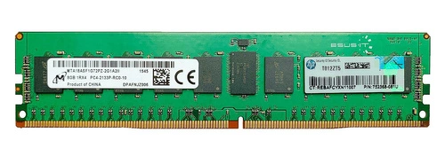 Arbeitspeicher 1x 8GB Micron ECC REGISTERED DDR4 1Rx4 2133MHz PC4-17000 RDIMM | MTA18ASF1G72PZ-2G1