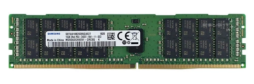 Arbeitspeicher 1x 16GB Samsung ECC REGISTERED DDR4 2Rx4 2400MHz PC4-19200 RDIMM | M393A2G40EB1-CRC