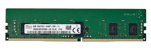 Arbeitspeicher 1x 8GB Hynix ECC REGISTERED DDR4 1Rx8 2400MHz PC4-19200 RDIMM | HMA81GR7AFR8N-UH