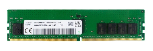 Arbeitspeicher 1x 32GB Hynix ECC REGISTERED DDR4 2Rx8 3200MHz PC4-25600 RDIMM | HMAA4GR7CJR8N-XN